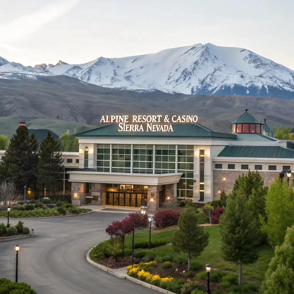 Alpine Resort & Casino Sierra Nevada aerial view