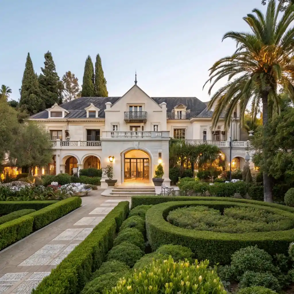 Huka Lodge aerial view